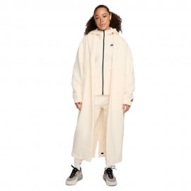 Nike Cappotto Tech Fleece Bianco Donna