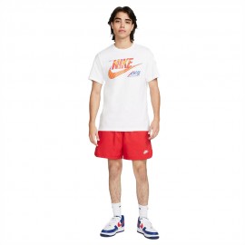 Nike T-Shirt Big Logo Bianco Uomo