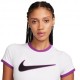 Nike Cropped T-Shirt Bianco Donna