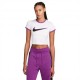 Nike Cropped T-Shirt Bianco Donna