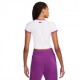 Nike Cropped T-Shirt Bianco Donna
