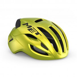 Met Casco Bici Rivale Lime Metal Uomo