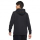 Nike Felpa Palestra Con Cappuccio Full Zip Nero Uomo