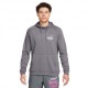 Nike Felpa Palestra Train Logo Back Bianco Uomo