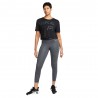 Nike Maglietta Palestra Nike Pro Train Crop Nero Donna