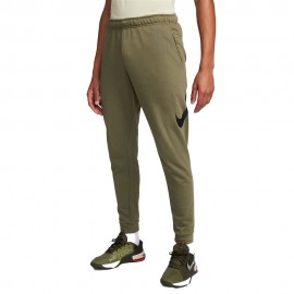 Nike Pantaloni Con Polsino Train Dri Fit Verde Uomo