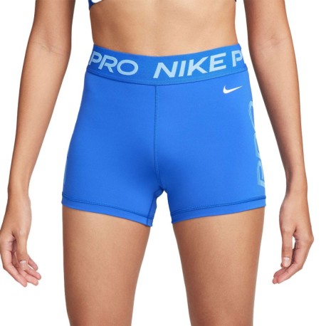 Nike Shorts Sportivi Pro Train Blu Donna