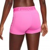 Nike Shorts Sportivi Pro Train Fuxia Donna