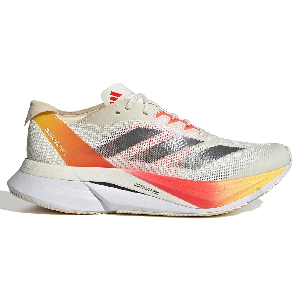 ADIDAS Adizero Boston 12 Ivory Nero - Scarpe Running Donna EUR 37 1/3 / UK 4,5