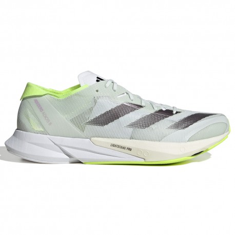 ADIDAS Adizero Adios 8 Grigio Verde - Scarpe Running Uomo