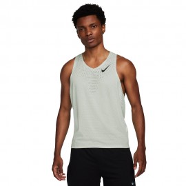 Nike Canotta Running Df Aroswift Summit Bianco Nero Uomo