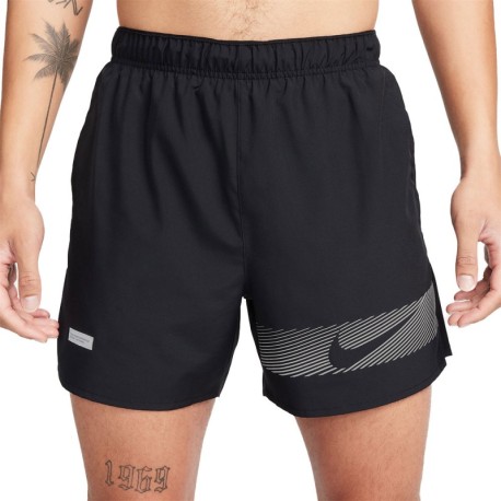 Nike Pantaloncini Running Challenger Flash Nero Nero Uomo