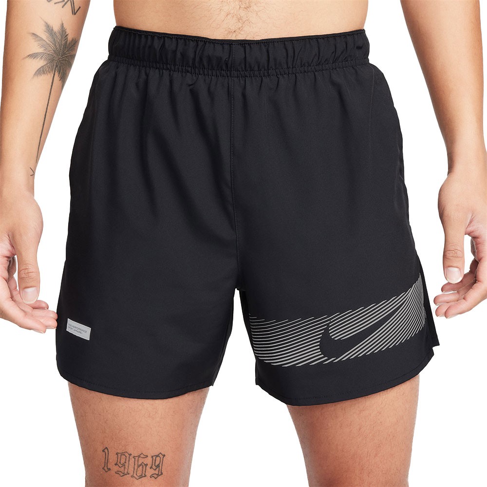 Nike Pantaloncini Running Challenger Flash Nero Nero Uomo L