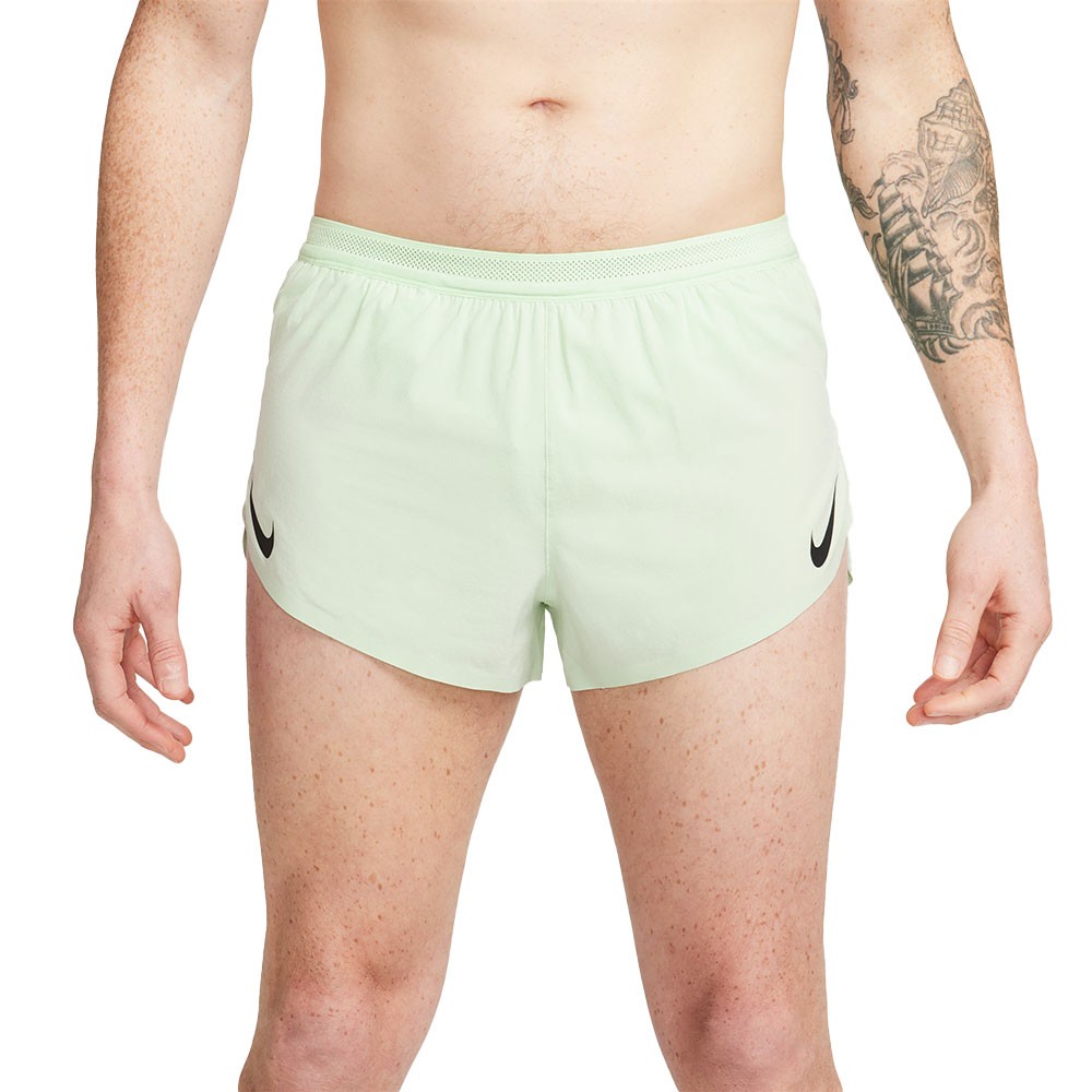 Nike Pantaloncini Running Df Aroswift Vapor Verde Nero Uomo XL