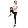 Nike T-Shirt Running One Swoosh Bianco Nero Donna