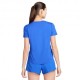 Nike T-Shirt Running One Swoosh Hyper Blu Bianco Donna