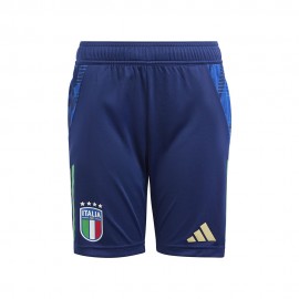ADIDAS Pantaloncini Calcio Italia Training Blu Azzurro Bambino