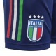 ADIDAS Pantaloncini Calcio Italia Training Blu Azzurro Bambino