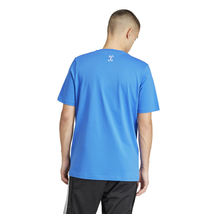ADIDAS Maglia Calcio Italia Euro 24 Azzurro Bianco Uomo