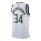 Nike Canotta Basket Nba Bucks Anteto 22 Bianco Verde Uomo