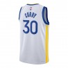 Nike Canotta Basket Nba Warriors Curry 22 Bianco Blu Hiallo Uomo