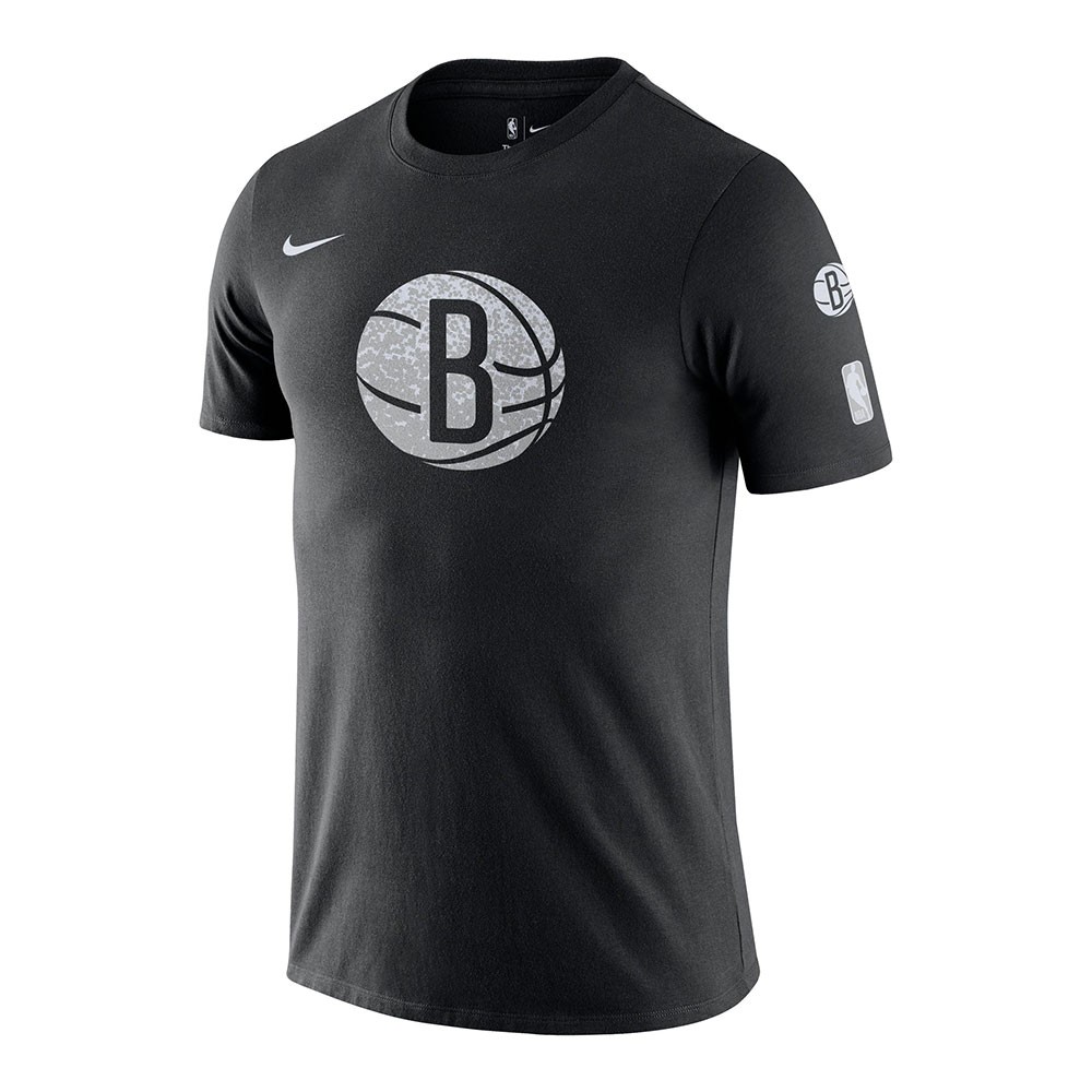 Nike T-Shirt Basket Nba Brooklyn Cc Tee Nero Uomo M
