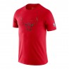 Nike T-Shirt Basket Nba Bulls Cc Tee Rosso Uomo