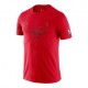 Nike T-Shirt Basket Nba Bulls Cc Tee Rosso Uomo