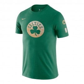 Nike T-Shirt Basket Nba Celtics Cc Tee Verde Uomo