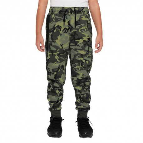 Nike Pantaloni Con Polsino Tech Fleece Camouflage Bambino