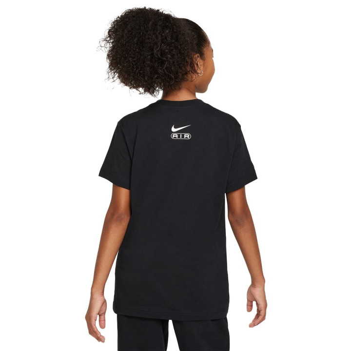 Nike T-Shirt Air Big Logo Nero Bambina