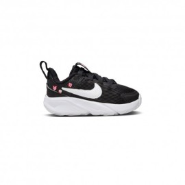 Nike Star Runner 4 Td Nero Bianco Rosa - Sneakers Bambina