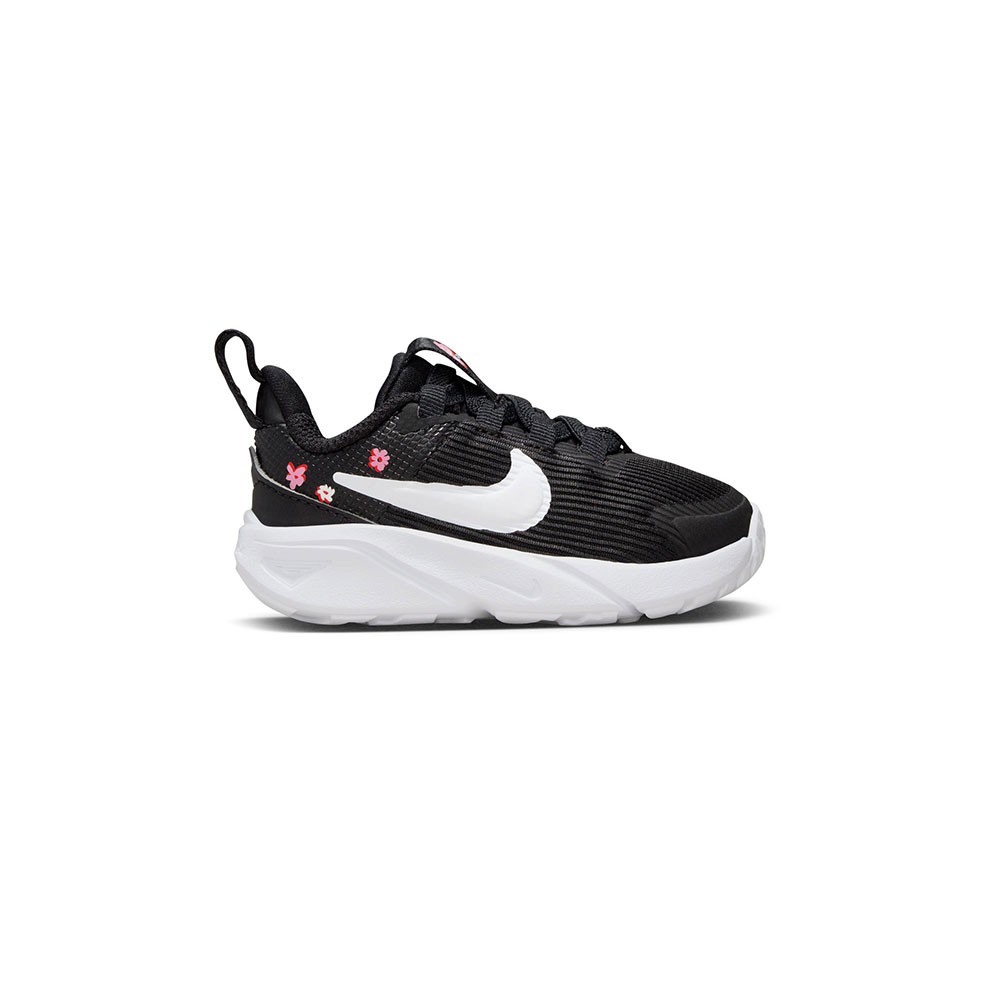 Nike star runner 4 td nero bianco rosa - sneakers bambina eur 27 / us 10c