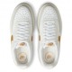 Nike Court Vision Alta Bianco Oro - Sneakers Donna