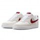 Nike Court Vision Lo Bianco Rosso - Sneakers Donna