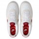 Nike Court Vision Lo Bianco Rosso - Sneakers Donna