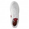 Nike Court Vision Lo Bianco Rosso - Sneakers Donna