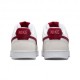 Nike Court Vision Lo Bianco Rosso - Sneakers Donna