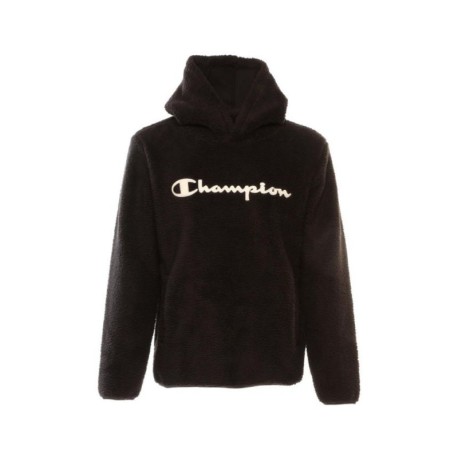 Champion Felpa Orsetto Logo Nero Uomo