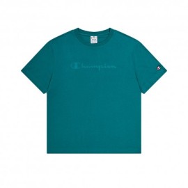 Champion T-Shirt Logo Verde Donna