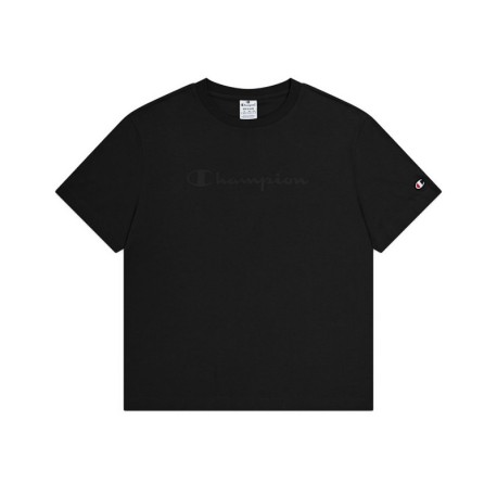 Champion T-Shirt Logo Nero Donna