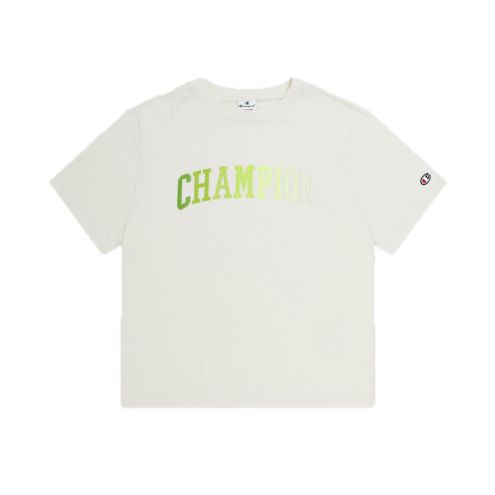 Champion T-Shirt Big Logo Sabbia Donna XS
