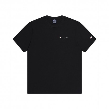 Champion T-Shirt Logo Piccolo Nero Uomo