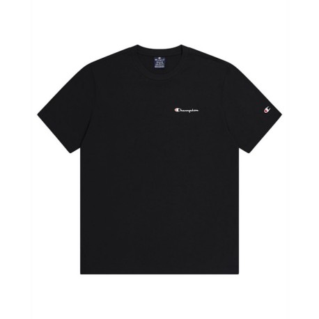 Champion T-Shirt Logo Piccolo Nero Uomo