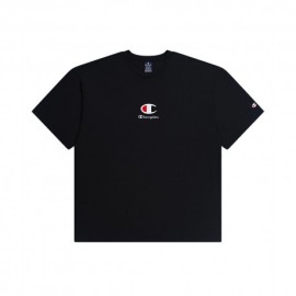 Champion T-Shirt Logo Scritta Nero Uomo