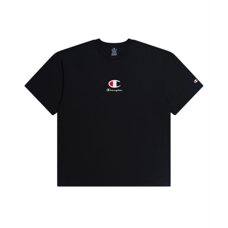 Champion T-Shirt Logo Scritta Nero Uomo