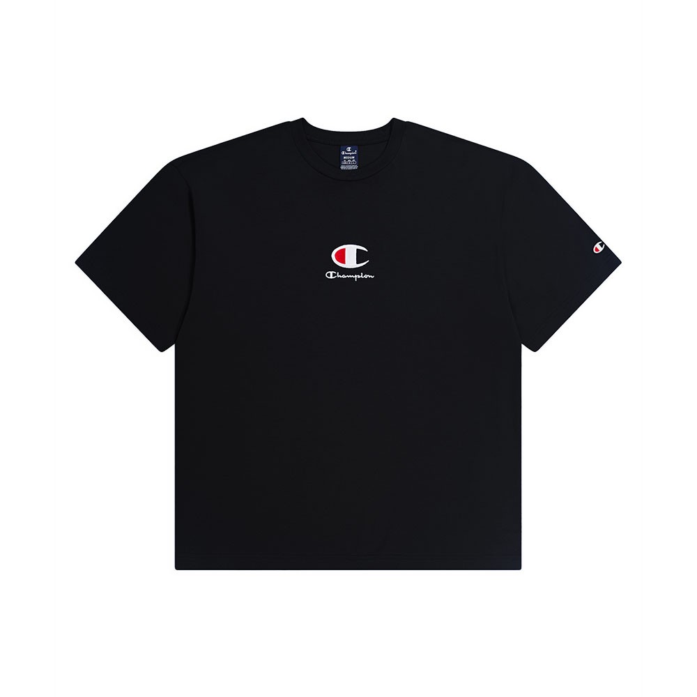 Image of Champion T-Shirt Logo Scritta Nero Uomo XXL