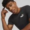 Puma T-Shirt Logo Piccolo Mm Nero Uomo