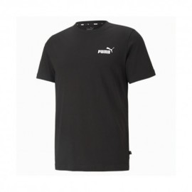 Puma T-Shirt Logo Piccolo Mm Nero Uomo