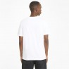 Puma T-Shirt Logo Piccolo Mm Bianco Uomo